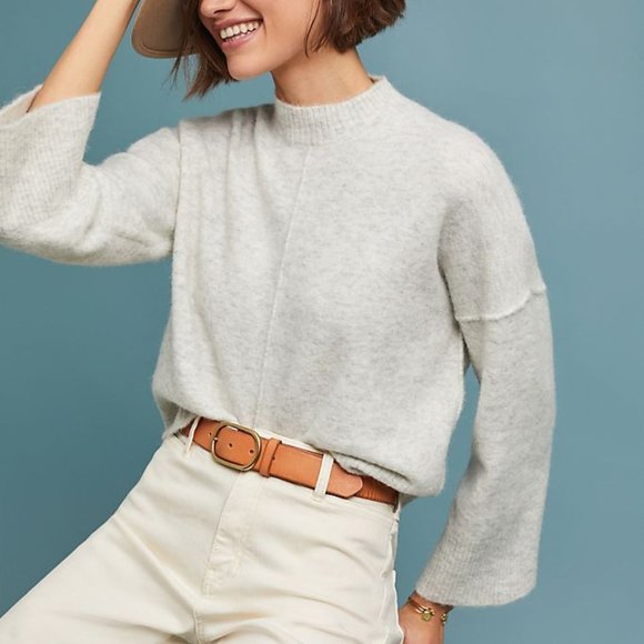 Piper Sweater in Light Grey - Picture 2 of 6